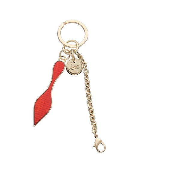 【CHRISTIAN LOUBOUTIN】Cl Logo Keyring Christian Louboutin Logo Beaded Keyring | Neiman Marcus